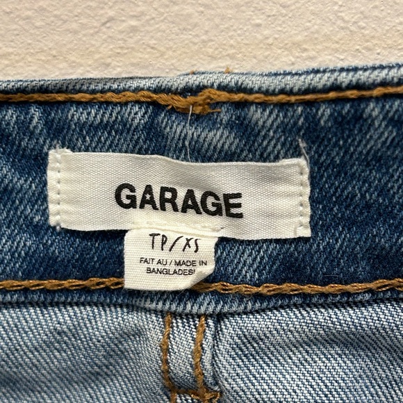 Garage Blue Denim Button-up Skirt - Picture 3 of 3